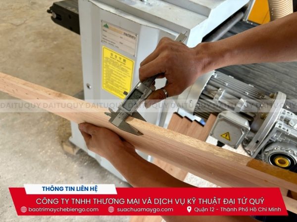 Máy bào cuốn dao xoắn 600mm WM600HSB đã qua sử dụng