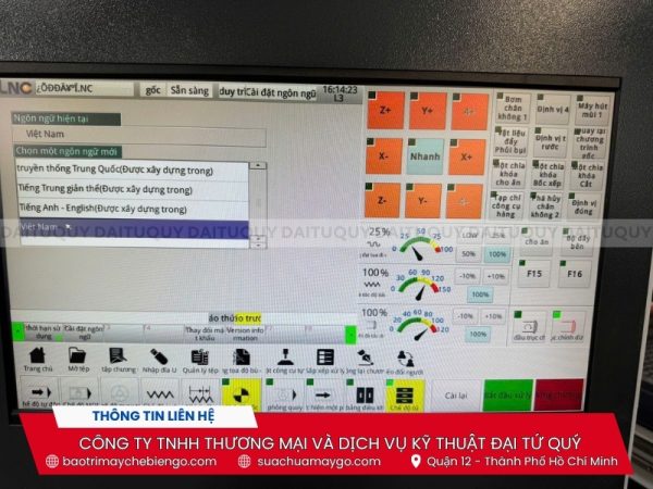 Máy cnc 1 đầu thay dao tự động YHS-12TD