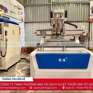 Máy cnc 2 đầu cắt 1 đầu khoan Saiwei đã qua sử dụng