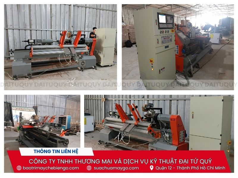 Bàn giao, lắp đặt và hướng dẫn vận hành máy tiện gỗ cnc cho anh Cường tại Tây Ninh